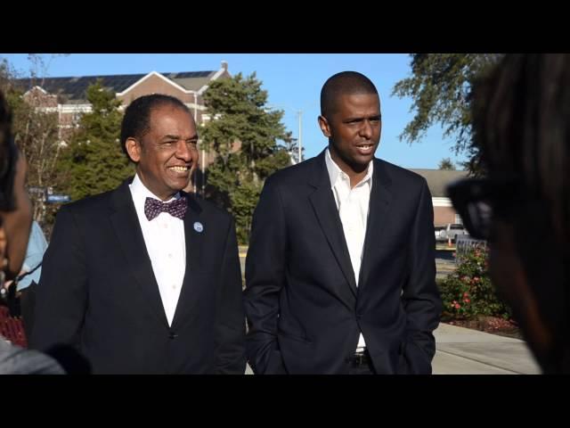 Dr. Cleveland Sellers and Rep. Bakari Sellers at S.C. State