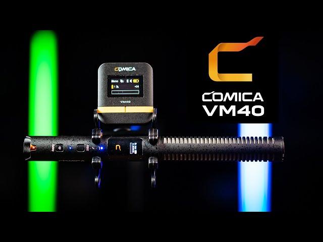 COMICA VM40 SUPER CARDIOID WIRELESS MICROPHONE WITH 32 BIT INTERNAL RECORDING! THE BEST SHOTGUN MIC?