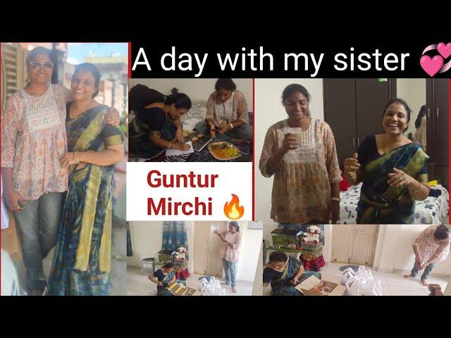 A day with my sister Guntur Nandini(mirchi) అస్సలు అనుకోలేదు ఇలా ఉంటుంది అని @Gunturnandinivlogs