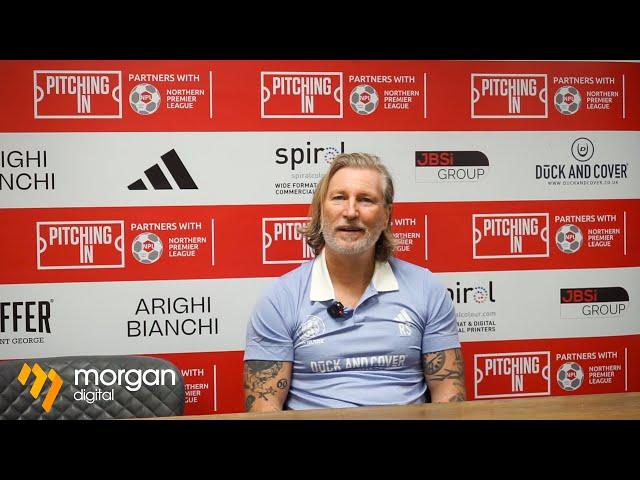 Post-Match Reaction from Head Coach Robbie Savage after Blyth Spartans victory 