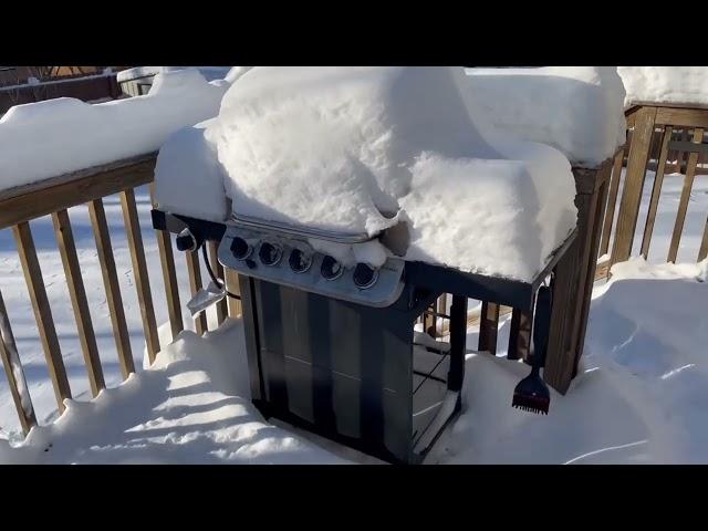 Char-Broil Grill Cold Start -10 Degrees Brap
