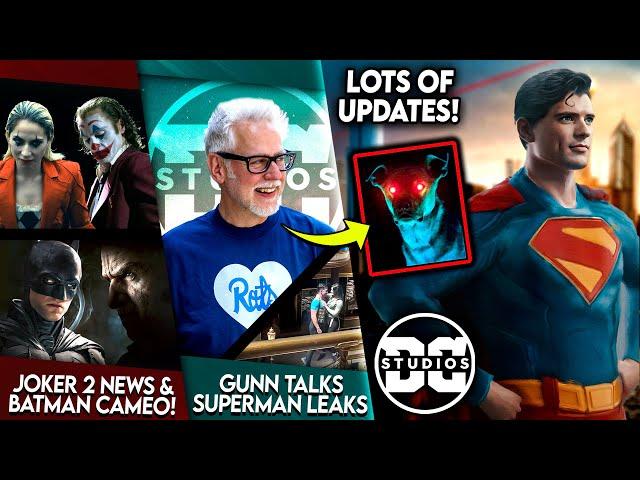 Gunn Addresses SUPERMAN Leaks!! New Set Photos, KRYPTO Scene + The Batman CAMEO & More!