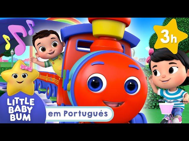 Rodas no trem do bebê | 3 HORAS DE LBB BRASIL! | Desenhos Animados e Músicas Infantis em Português