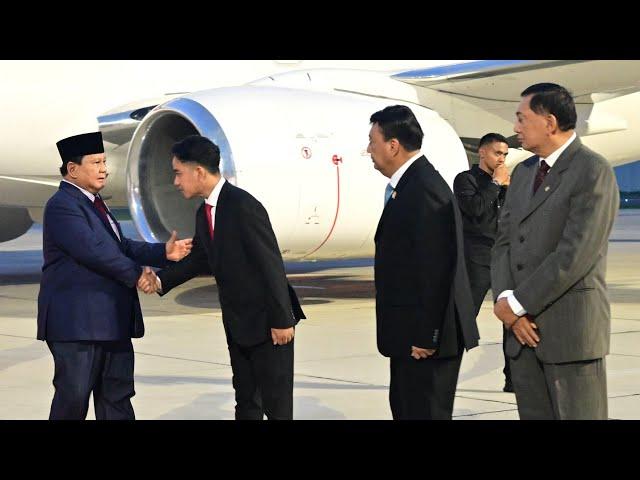 Kedatangan Presiden Prabowo di Tanah Air, Pangkalan TNI AU Halim Perdanakusuma, 24 November 2024