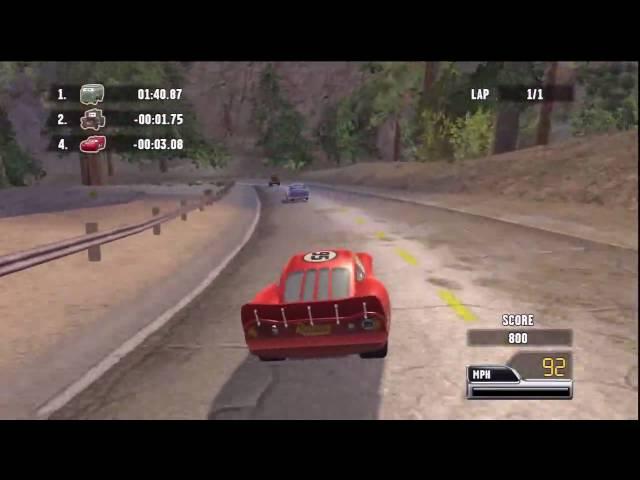 Cars: Race O Rama (PS3) Gameplay: Point to Point Racing