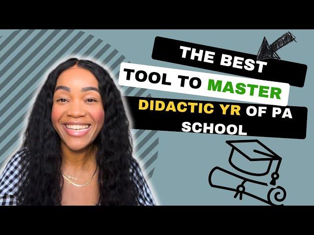 The Best Tool You Can Use To Help You Succeed In Didactic Year!