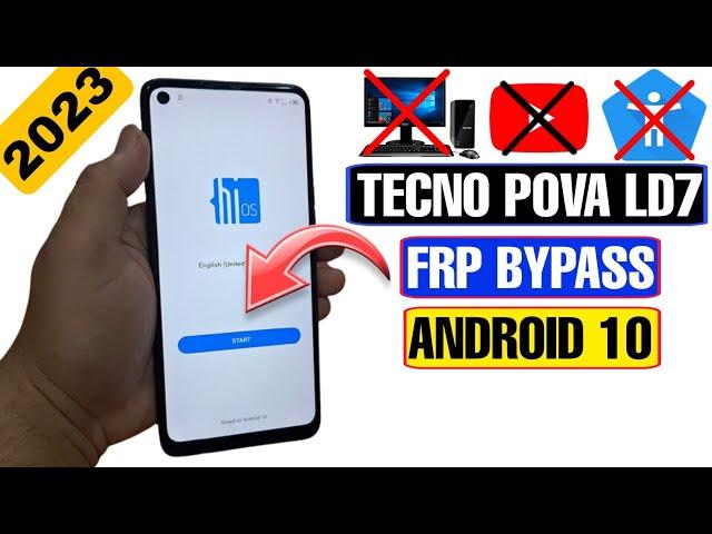 Tecno Pova FRP Bypass 2023 | Tecno LD7 FRP Bypass | Tecno Pova FRP Bypass Android 10 Without PC