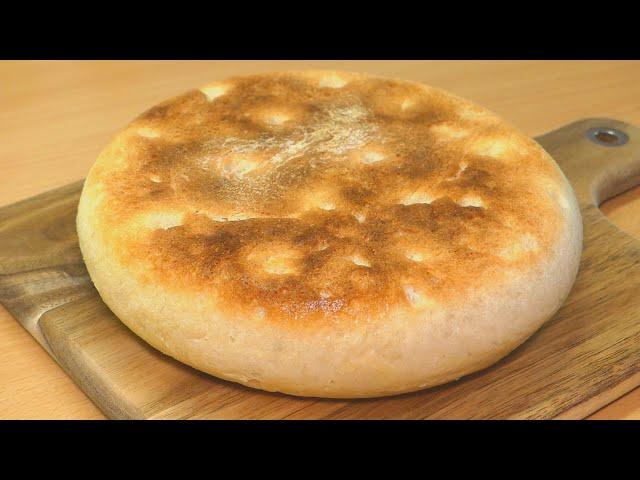 【Best】 Frying Pan Focaccia (No Oven, No Knead, No Egg) Easy and Delicious Skillet Bread