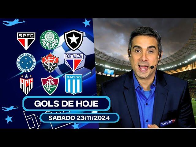 TODOS OS GOLS DESTE SABADO 23/11/2024 GOLS DA RODADA, GOLS DE HOJE, GOLS DO DIA