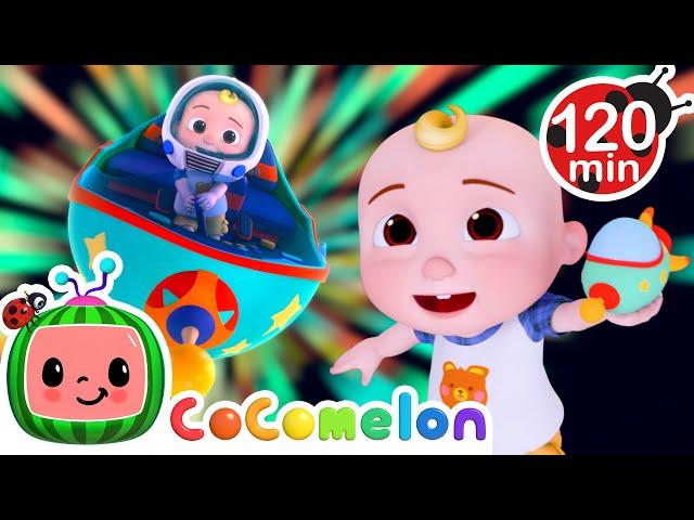 JJ's Super Rocketship Song! ⭐ | CoComelon | Animals for Kids | Sing Along Nursery Rhymes for Kids