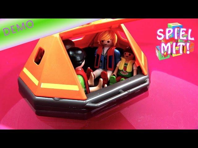 Playmobil Cityaction Seenot Rettungsboot / Die Playmobil Urlauber in Seenot / Demo, Review