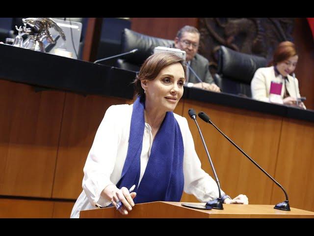 Senadora Lilly Téllez para responder alusiones personales de la senadora Antares Vázquez