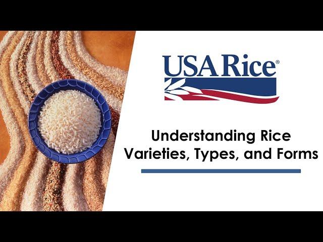 Understanding Rice Varieties, Types, and Forms