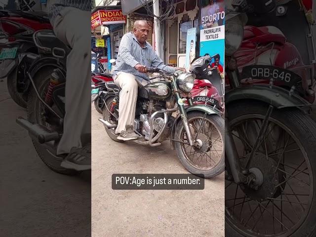 Age Doesn’t Matter Royal Enfield Bullet 350 | B 4 Bullet | #shorts #youtubeshorts #viral #bullet