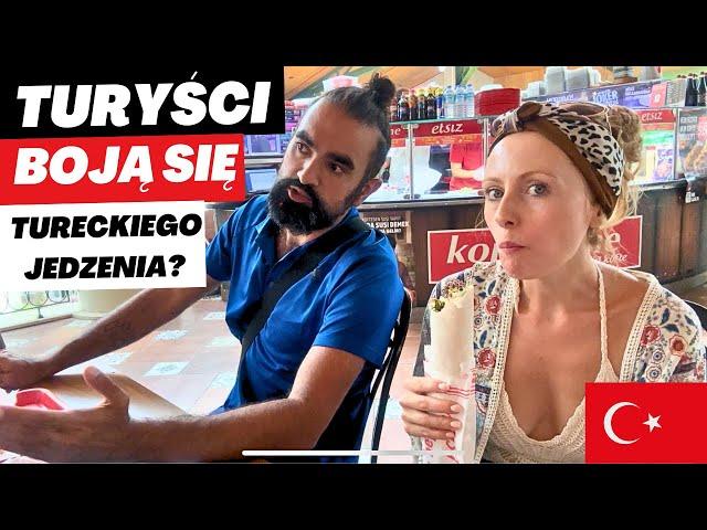 TURYŚCI W TURCJI NIE JEDZĄ LOKALNEGO JEDZENIA?  CIG KOFTE JEMY TYLKO MY… CHODZIMY PO KUSADASI 