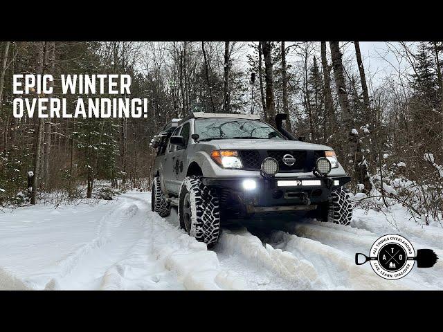 Epic Winter Overlanding and Dispersed Camping in Mountain Wisconsin - SNOverland 2023