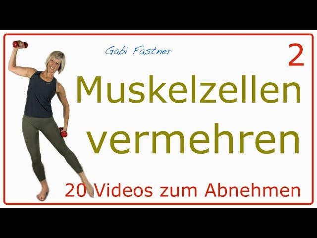 2/20️32 min. Muskelzellen vermehren | abnehmen mit Hantel-Krafttraining,