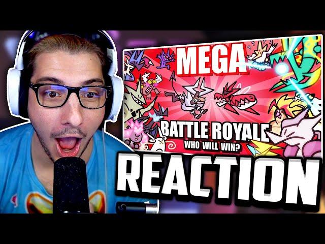 Poketuber Reacts to "Mega Pokemon Battle Royale (Loud Sound/Flashing Lights Warning)"