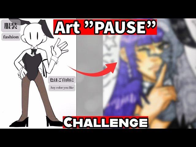 I Tried the SamDoesART 'PAUSE' Art Challenge! (Unbelievable Results)