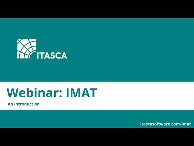 Webinar: IMAT — An Introduction