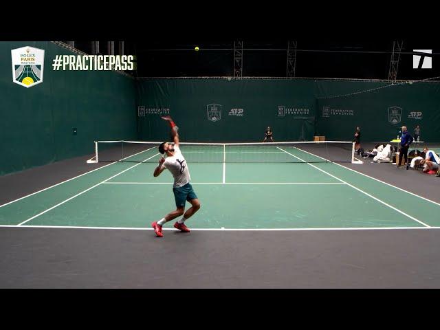 Novak Djokovic & Carlos Alcaraz Full Practice Paris Masters 2023 | Practice Pass