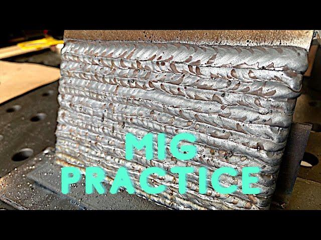 MIG Welding Practice Beads