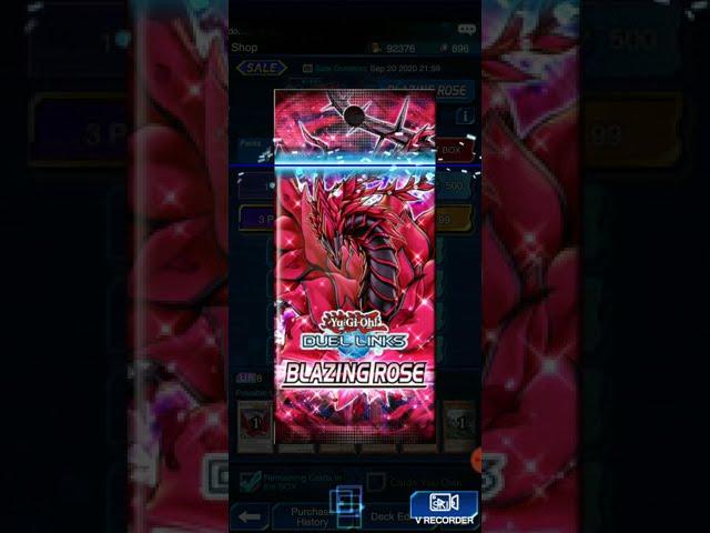 ###844 Pack Opening - Blazing Rose Duel Links *Yu-Gi-Oh* (Darkworldfanatic)