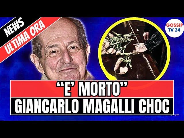 TUTTI SOTTO SHOCK: GIANCARLO MAGALLI " L'HA FATTA FINITA" SI E' T...