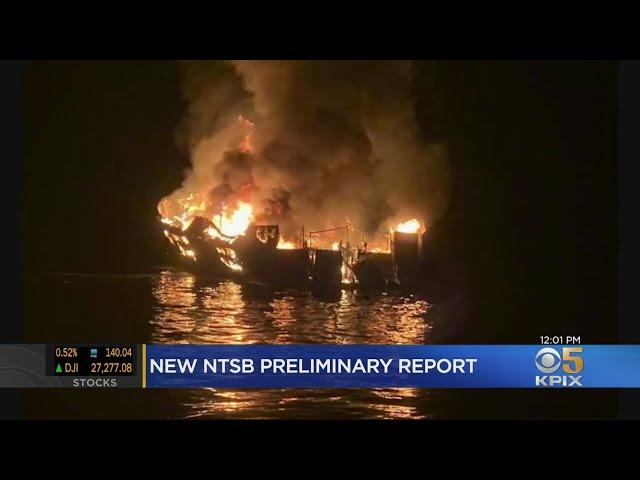 NTSB Report Says All Dive Boat Crewmembers Asleep When Fire Began