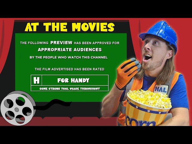 Handyman Hal at the Movies | Explore the Movie Theater | Movies for Kids