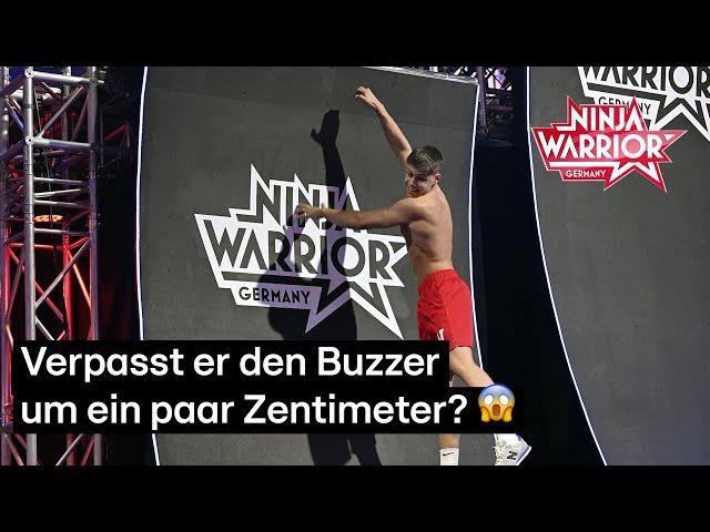 Ganz knappe Kiste für Alexander Pandzioch  | Ninja Warrior Germany 2024