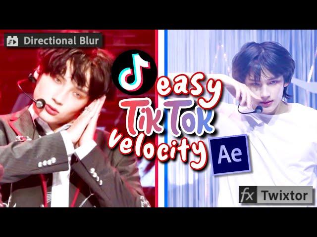 how to: easy TikTok style velocity (with twixtor) | after effects