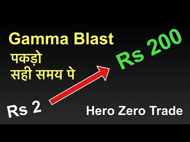 Option Trading मे लाखों कमाने का राज  | Gamma Blast Effects Explained