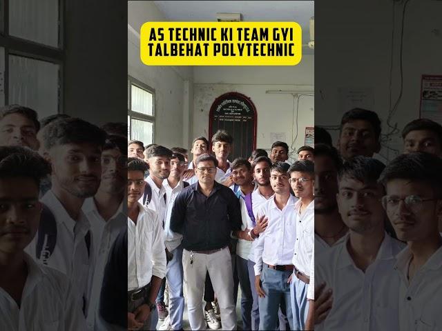 AS TECHNIC KI TEAM GYI TALBEHAT POLYTECHNIC | AS TECHNIC MEETUP WITH STUDENTS