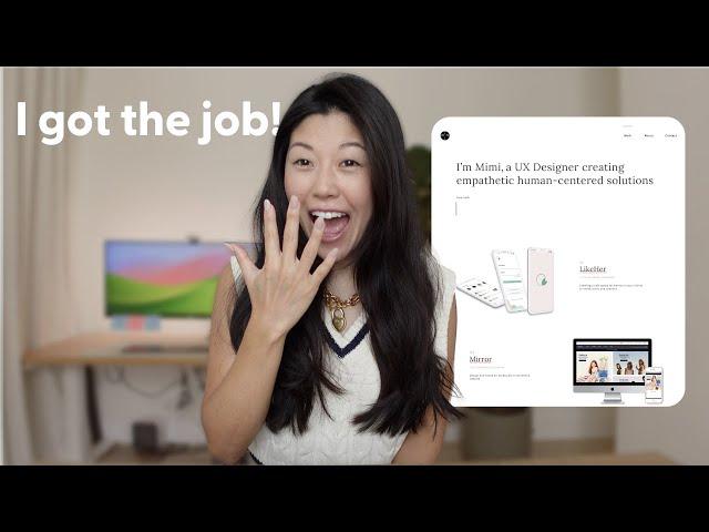 The UX portfolio that got me HIRED