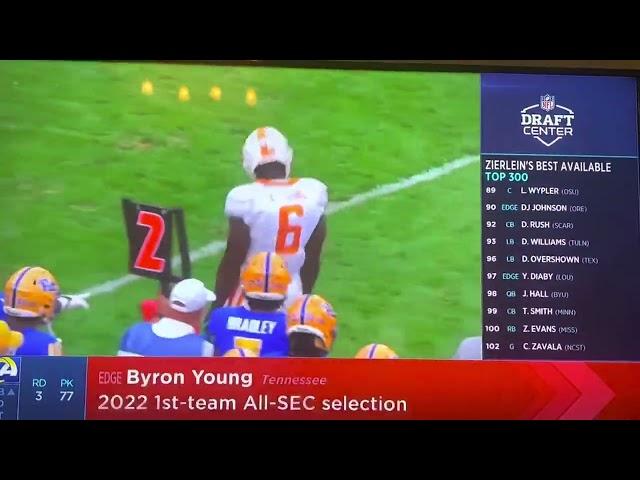 Rams select Byron Young