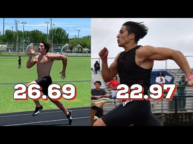 26.69 to 22.97 200 Meter Dash Transformation