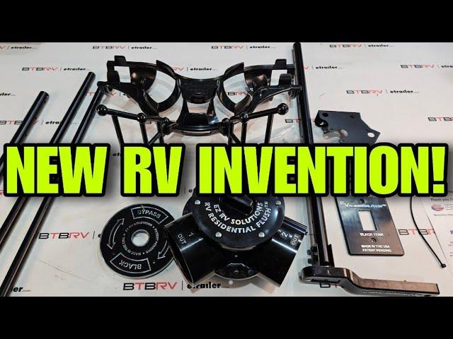 TOTALLY NEW AND GROUNDBREAKING RV INVENTION! EZ RV Solutions Residential Flush