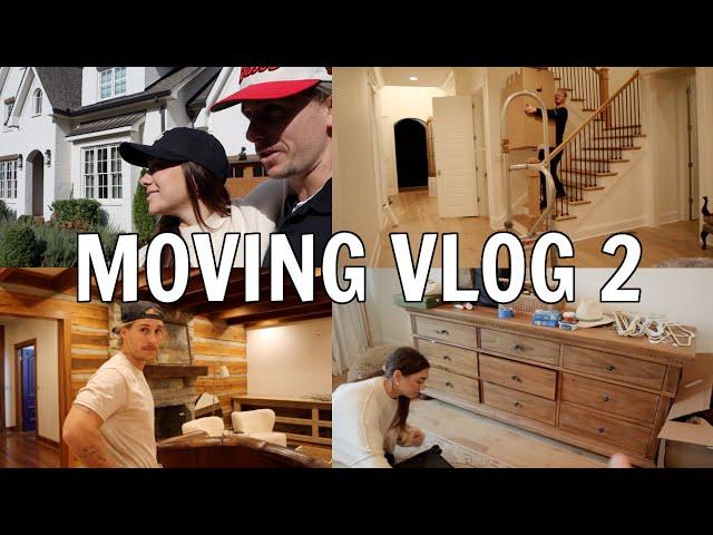 MOVING VLOG 2: Our Feelings and Saying Goodbye! First Night at the Cabin | Julia & Hunter Havens