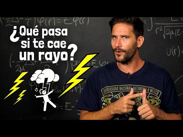 ¿Qué pasa si te cae un rayo encima?