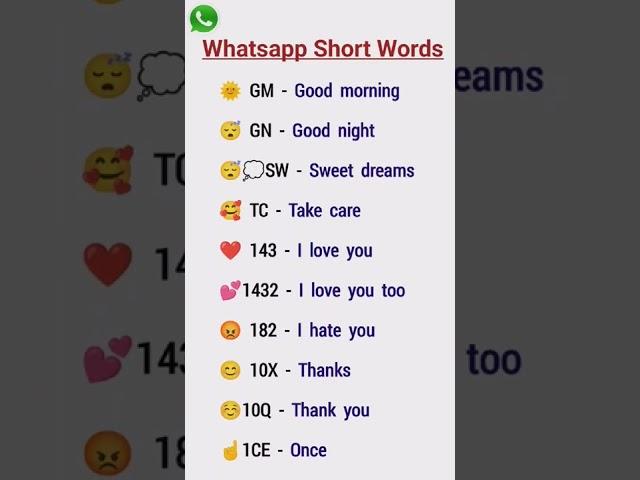 Whatsapp chatting short words #whatsappchatting #shorts