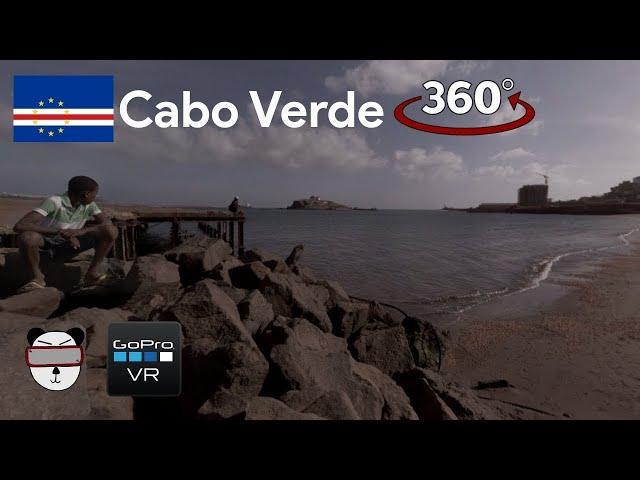  360° Gamboa Beach | Praia, Cabo Verde 【GoPro VR Travel | 360 Video】