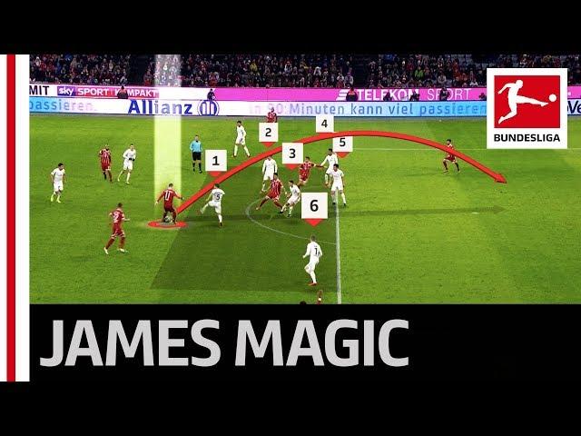 James Rodriguez' Sublime Assist for Müller's 100th Goal