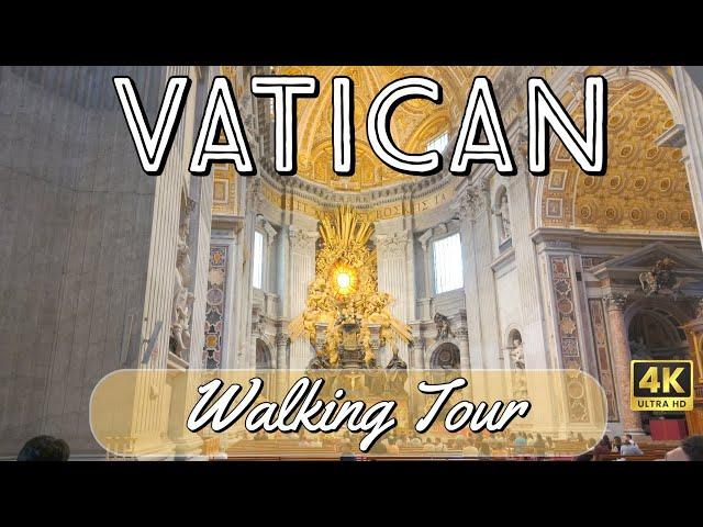 The Vatican and Vatican Museum Walking Tour in 4K