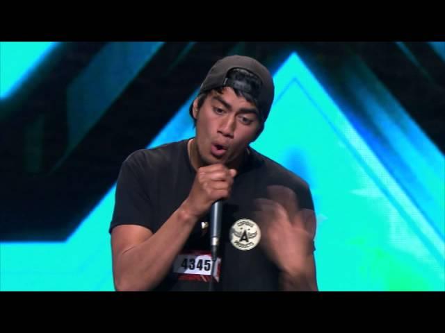 Amazing jam by Beau Monga - Sneak Peek audition from The X Factor NZ