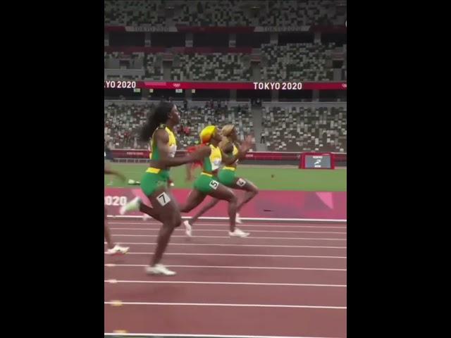 Fastest woman alive Elaine Thompson Herah   #paris2024 #elainethompsonherah #women  #100m