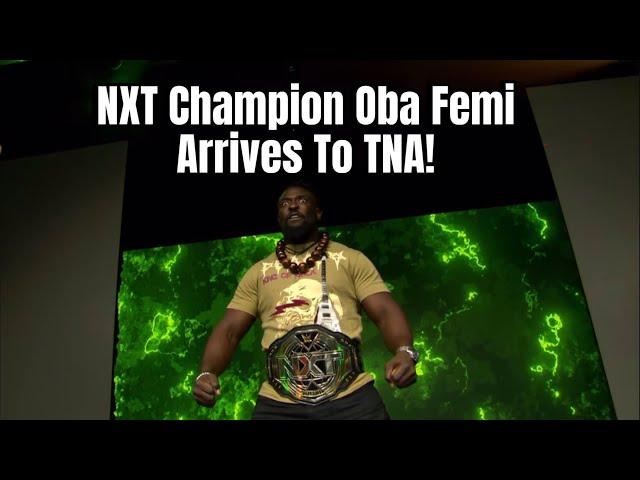 NXT Champion Oba Femi Arrives To TNA! | Hardy Boyz Appear