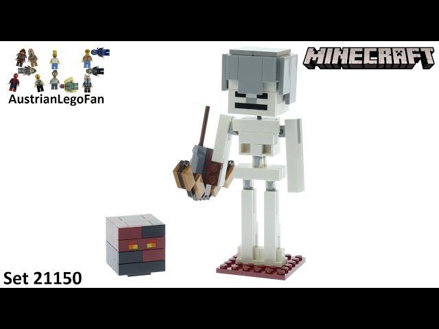 Lego Minecraft 21150 Skeleton BigFig with Magma Cube - Lego 21150 Speed Build