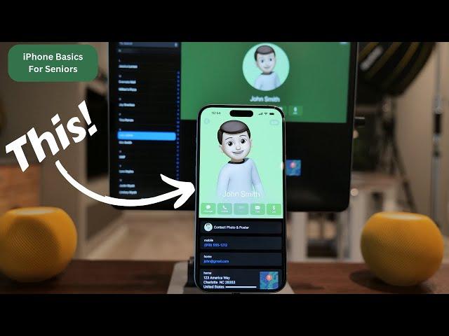 iPhone Basics for Seniors:  Contacts in 5 easy Steps!