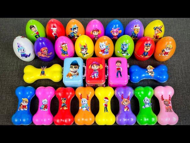 Paw Patrol Clay Slime Coloring: Ryder, Chase, Marshall,...Satisfying ASMR Video